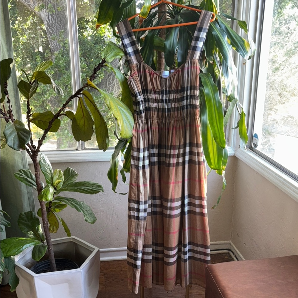 Burrberry Plaid Sleeveless Dress